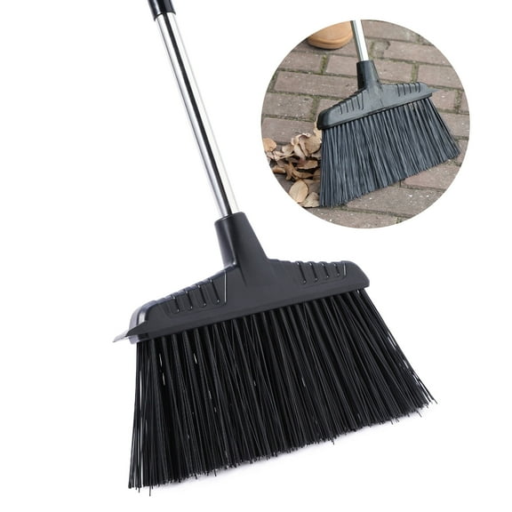Eyliden Heavy-Duty Broom, Sweeping for Outdoor Patio & Garage and Indoor, 58.7in, Black