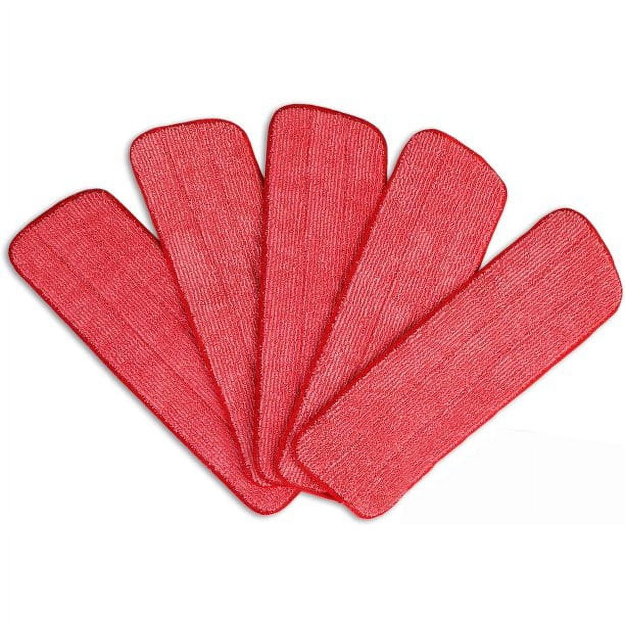 Eyliden Reusable Microfiber Spray Mop Pads, 5X Washable Heads for Wet
