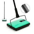 thumbnail image 1 of Eyliden New Upgrade Manual Carpet Sweeper with Extra Replaceable Roller Brush, L size, Green, 1 of 7