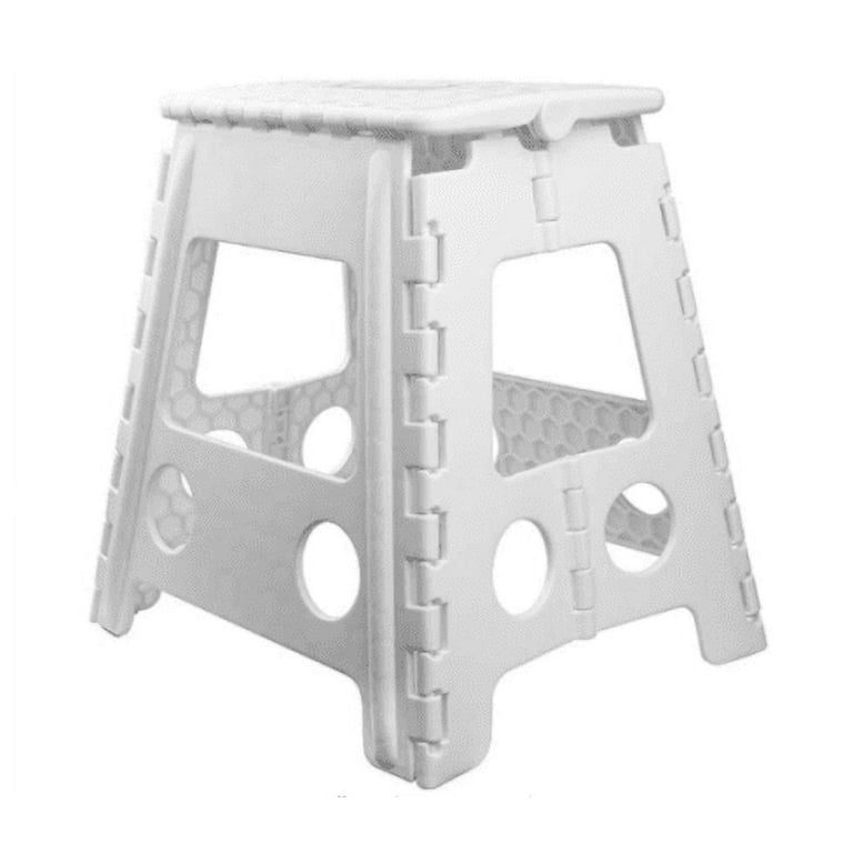 Eyliden Step Stool 15 inch Non Slip Footstool for Adults Kids Sturdy Folding Step Stool with Holds up to 300 Lbs Foldable Step Stools Storage Open
