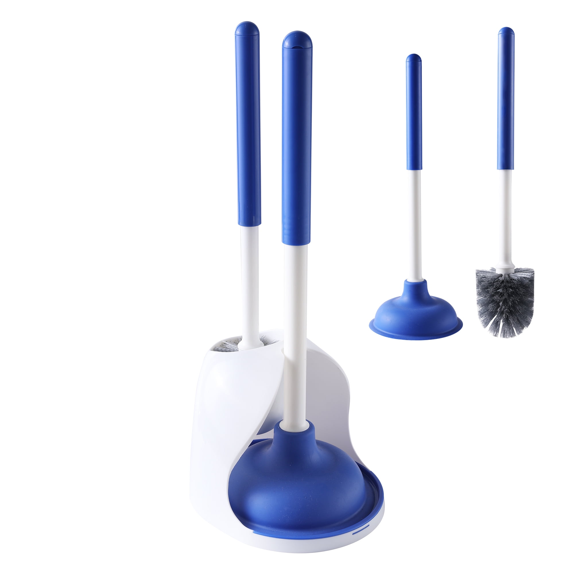 OXO, 2 Pack - Toilet Brush, Auto-Open Canister & Replacement Head Bundle  Set