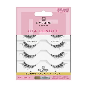 Eylure 3/4 Length Light & Wispy No. 015 Eyelashes, Multipack