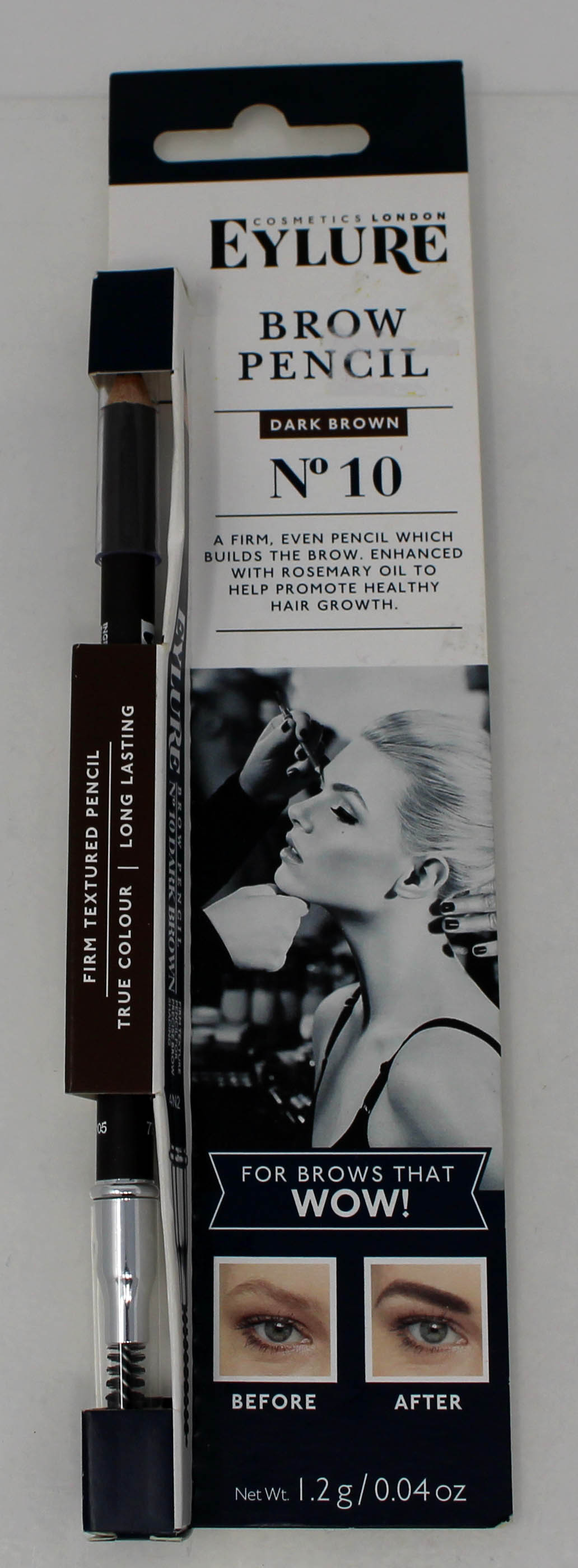 Eylure Brow Pencil No 10 Dark Brown 004 Ounce