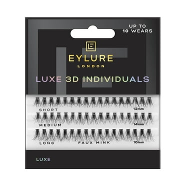 Eylure Luxe 3D Individual Faux Mink Lash Flares