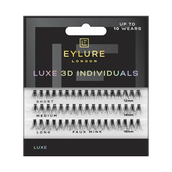 Eylure Luxe 3D Individual Faux Mink Lash Flares