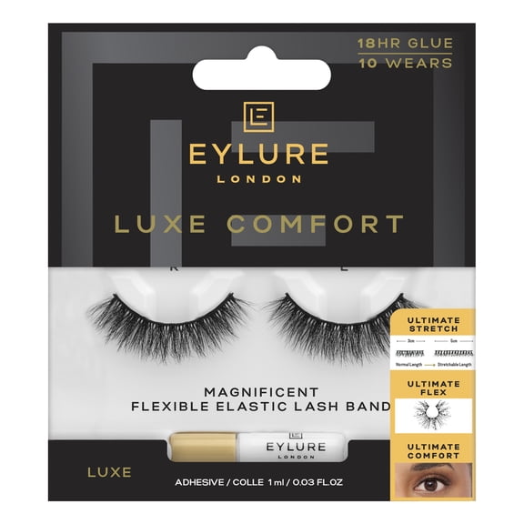 Eylure Luxe Comfort Faux Mink False Eyelashes, Magnificent