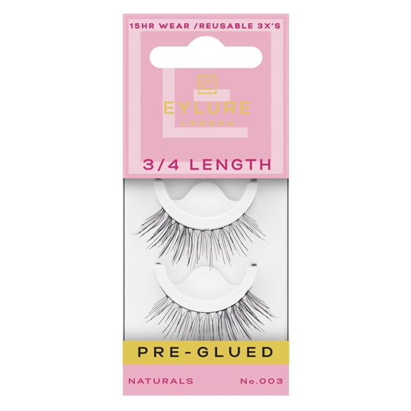 Eylure Naturals Accent No. 003 Reusable Eyelashes, 1 Pair