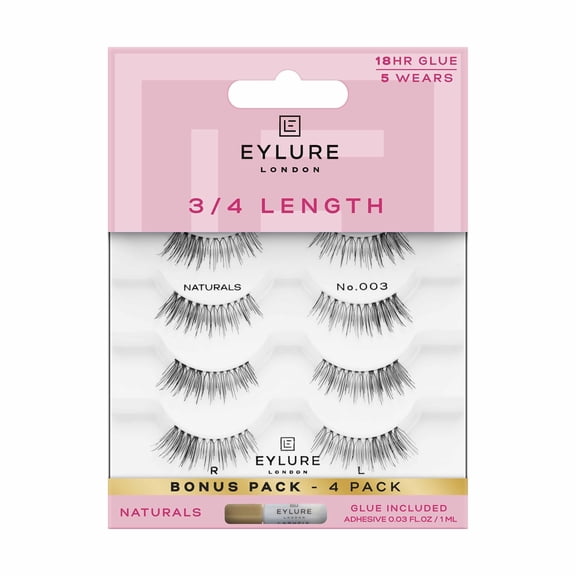 Eylure Naturals Accent False Eyelashes No. 003 - 4 Pair