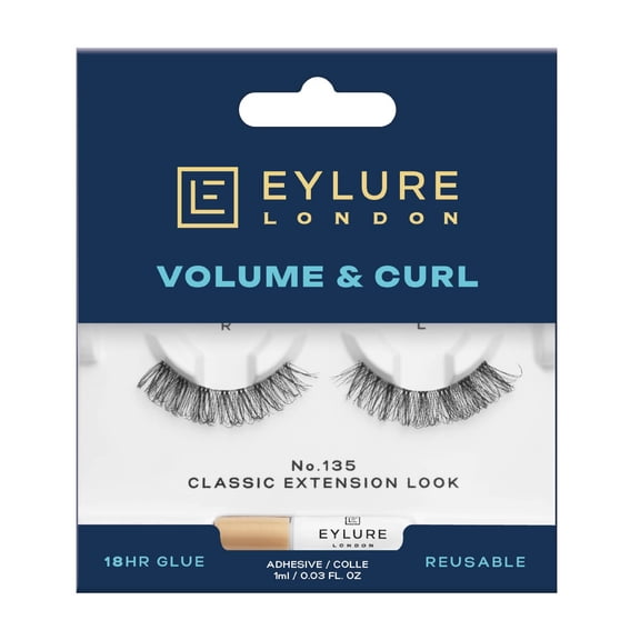 Eylure Volume & Curl No.135 Classic Extension Look Eyelashes