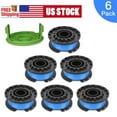 thumbnail image 1 of Eyoloty 29252 29092 Weed Eater Spools Replacement for Greenworks 21302 21332 21342 20V 24V 40V 16ft 0.065”Single Line String Trimmer with 3411546A-6 Cap Covers Parts Auto-Feed String Edger 6+1, 1 of 6