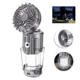 thumbnail image 1 of Eyotto 2 in 1 Solar Camping Fan Light, 1500mAh Adjustable Outdoor LED Camping Light, Solar Camping Lantern Portable Rechargeable Fan Light, 1 of 10