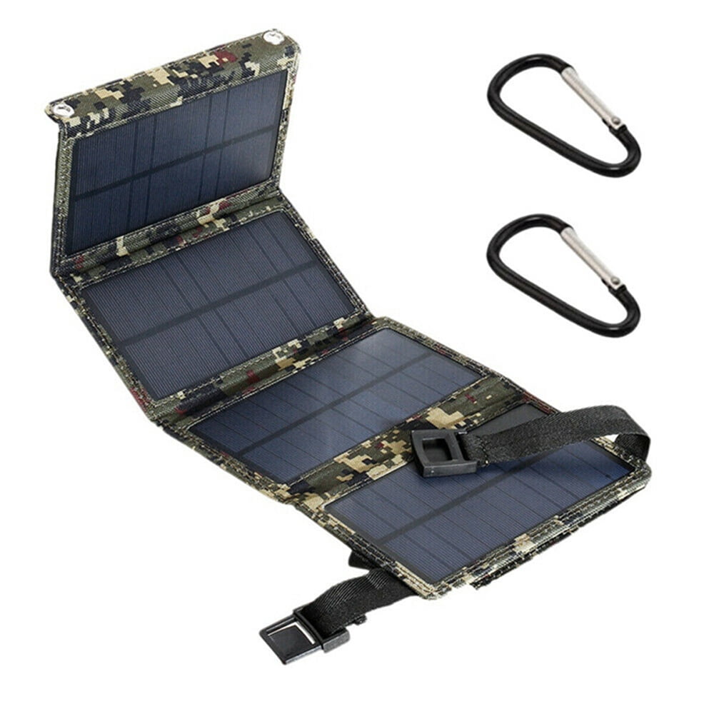 Eyotto 80W Solar Panel, Foldable Solar Panel, Portable Power Bank Outdoor Camping Hiking Phone Charger for Trip Travel