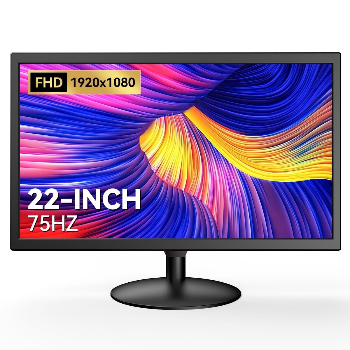 Eyoyo 22inch Video Monitor With HDMI VGA AV BNC USB Input,Speaker,1080P FHD LED Screen, Built- in Speakers, Video Monitor for CCTV NVR DVR