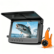 Eyoyo 5 Underwater Fishing Camera & Fish Finder   720P DVR, 8 IR Night Lights, 10000mAh Battery, 66ft Cable for Ice Boat Lake Fishing