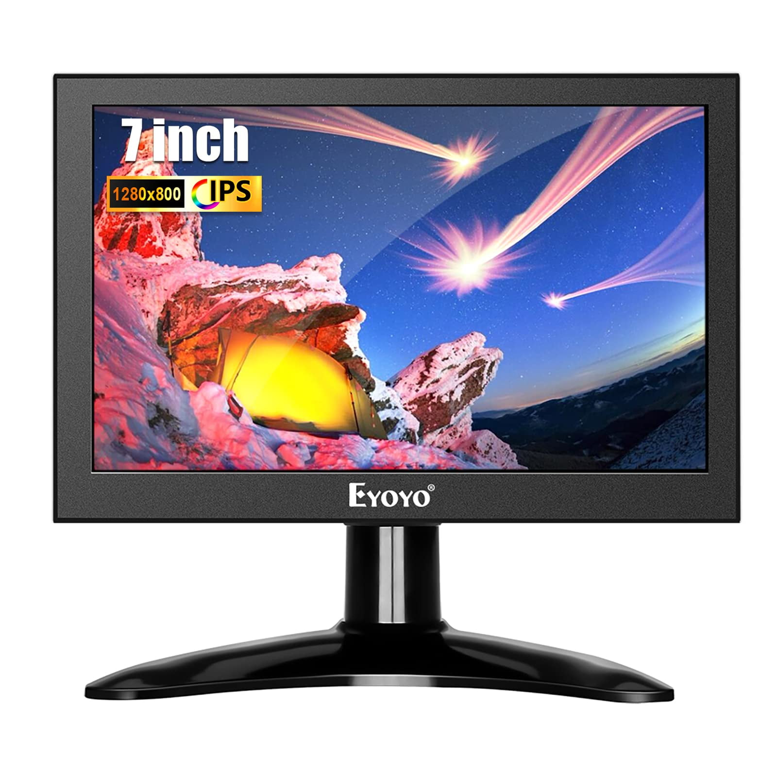 Eyoyo EM12B 11.6 Inch Industrial Security LCD Monitor With HDMI VGA AV BNC  Input HD 1366x768 Computer Extender For CCTV System
