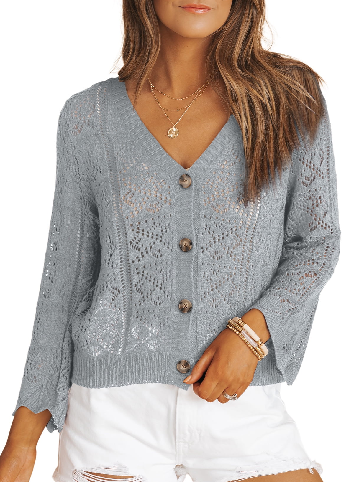 Women's Bolero Shrugs With Button Estbridge Women's Open