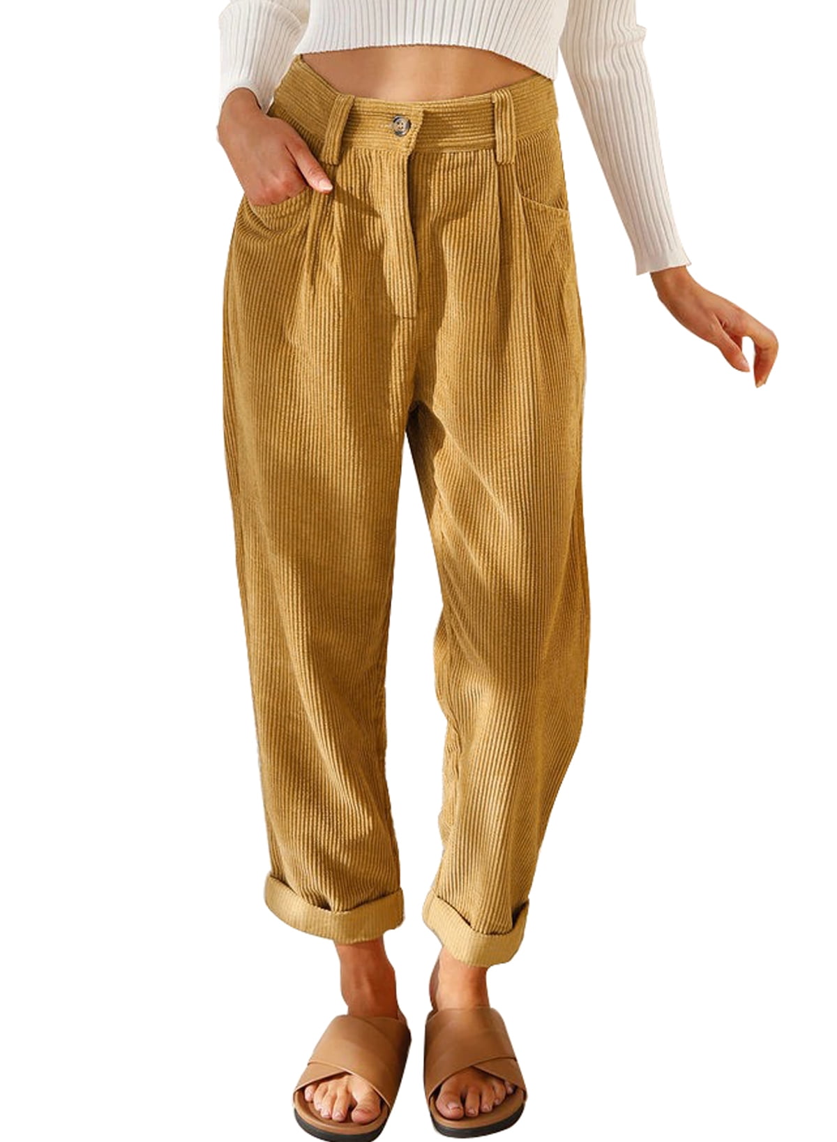 https://i5.walmartimages.com/seo/Eytino-Corduroy-Pants-for-Women-Casual-High-Waisted-Straight-Leg-Pants-Loose-Comfy-Trousers-with-Pockets-Brown-S-Female_6eef89d9-2548-40ca-bd55-1164cf3b6ac7.5ddf39a7463130f72e5082246e7a1732.jpeg