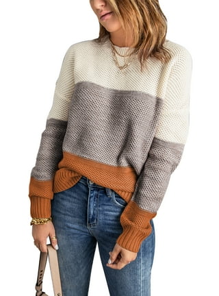 Walmart color block sweater clearance