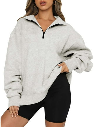 Fuzzy half zip pullover walmart shop