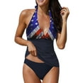 thumbnail image 1 of Eytino Women Tankini Bathing Suits 2 Piece Printed Swimsuits Tankini Top with Bikini Bottom Swimwear S-XXL, 1 of 6