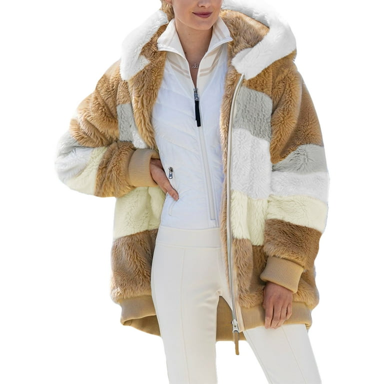 Cream colored shop fleece jacket