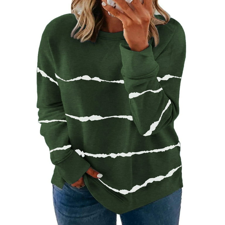 Eytino Plus Size Sweatshirt for Women Long Sleeve Colorblock
