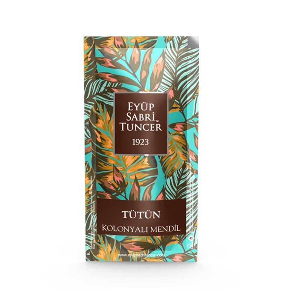 tobacco towels Eyup Sabri Tuncer Wet Wipe Refreshment Towel, Pack of 150 perfected. Malia Tobacco Brown and Ivory