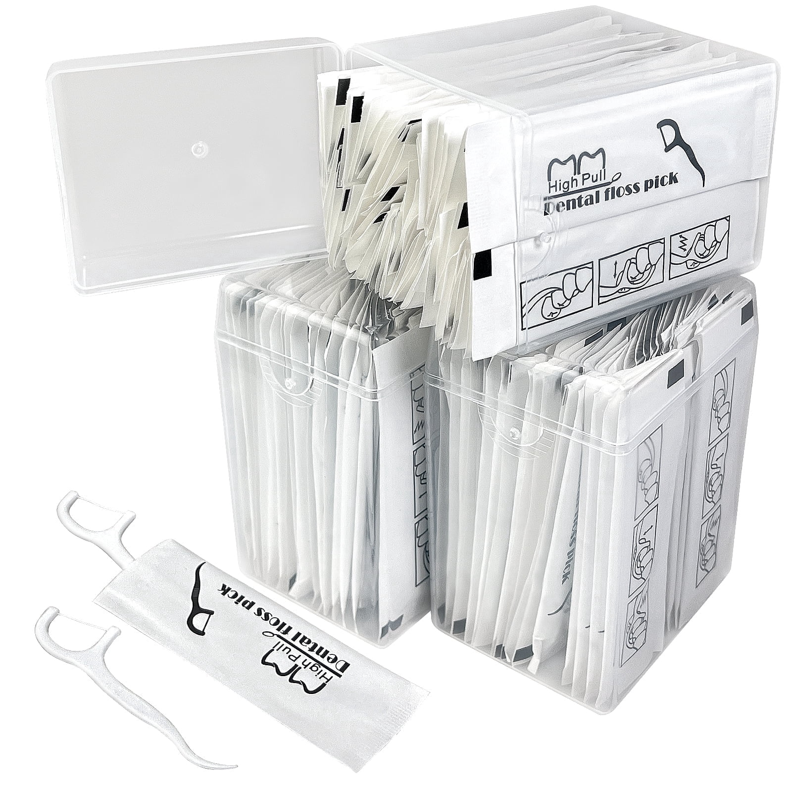Countig Stick Eyxformula Individually Wrapped Dental Floss Picks, 210 Count Travel ...
