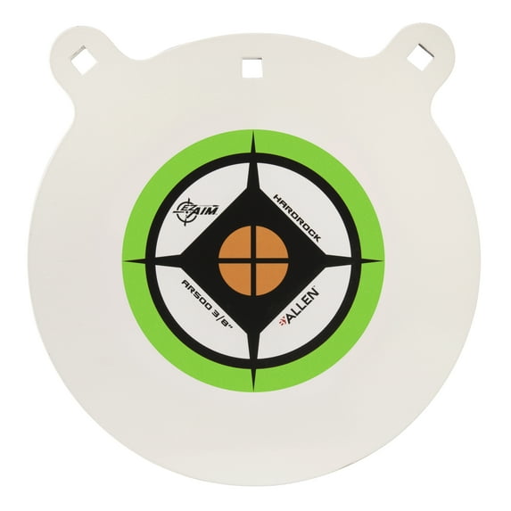 Ez Aim 12" Hardrock Ar500 Steel Gong Target, 13 Lbs., White