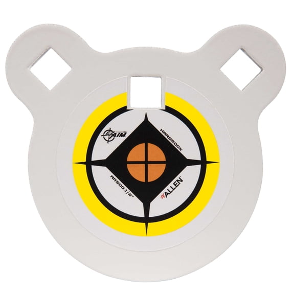 Ez Aim 4" Hardrock Ar500 Steel Gong Shooting Target, Multi-Color