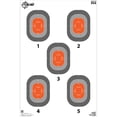 thumbnail image 1 of Ez Aim 5-Spot Paper Target, 23 x 35, 50-Pack, 1 of 1