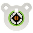 thumbnail interactive-video image 1 of Ez Aim AR500 4" Steel Gong, Steel Shooting Target, Shooting Practice Target, White, Steel, 1 of 10