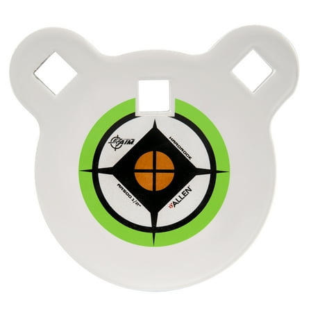 Ez Aim AR500 4" Steel Gong, Steel Shooting Target, Shooting Practice Target, White, Steel