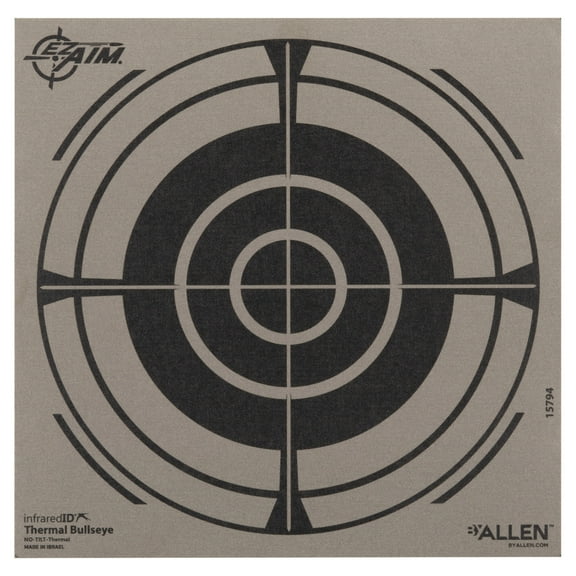 Ez Aim Adhesive 8" Thermal Bullseye Target, Multi