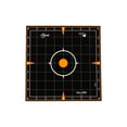 thumbnail image 1 of Ez Aim Adhesive Splash Reactive Paper Shooting Targets, 8 In Sight-In Grid, 6-Pack, Black & Orange, 1 of 6