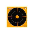 thumbnail image 1 of Ez Aim Adhesive Splash Reactive Paper Shooting Targets, Bullseye, 6 In Square, 12-Pack, Black & Orange, 1 of 7