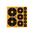 thumbnail image 1 of EZ Aim® Adhesive Splash Reactive Paper Shooting Targets, Bullseye Variety Pack, 1", 2", & 3" Targets, 12-Sheets, Black/Orange, 1 of 8