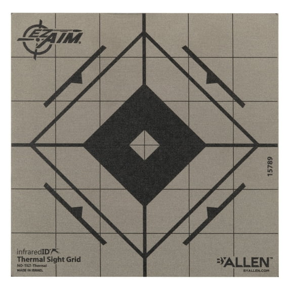 Ez Aim Adhesive Thermal 6" Sight Grid Target, Multi