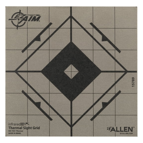 Ez Aim Adhesive Thermal 6" Sight Grid Target, Multi