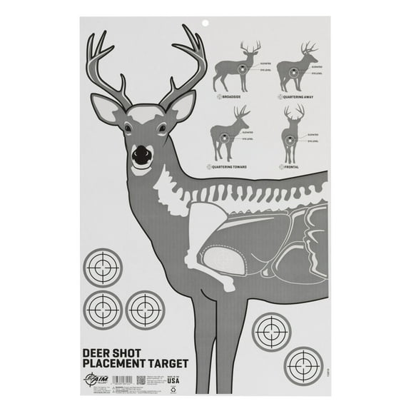 Ez Aim Deer Vitals Corrugated Target, 23 X 35