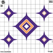 Ez Aim Fun Paper Shooting Targets, Dialing In More Fun, 12 In Square, 9-Pack, Multi-Color