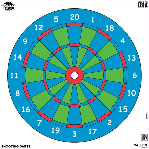 Ez Aim Fun Paper Shooting Targets, Plinking the Day Away, 12 In Square, 12-Pack, Multi-Color