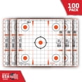 thumbnail image 1 of Ez Aim Paper Sight-in Shooting Targets, 12" Square Grid, 100-Pack, Orange, 15333-100, 1 of 9