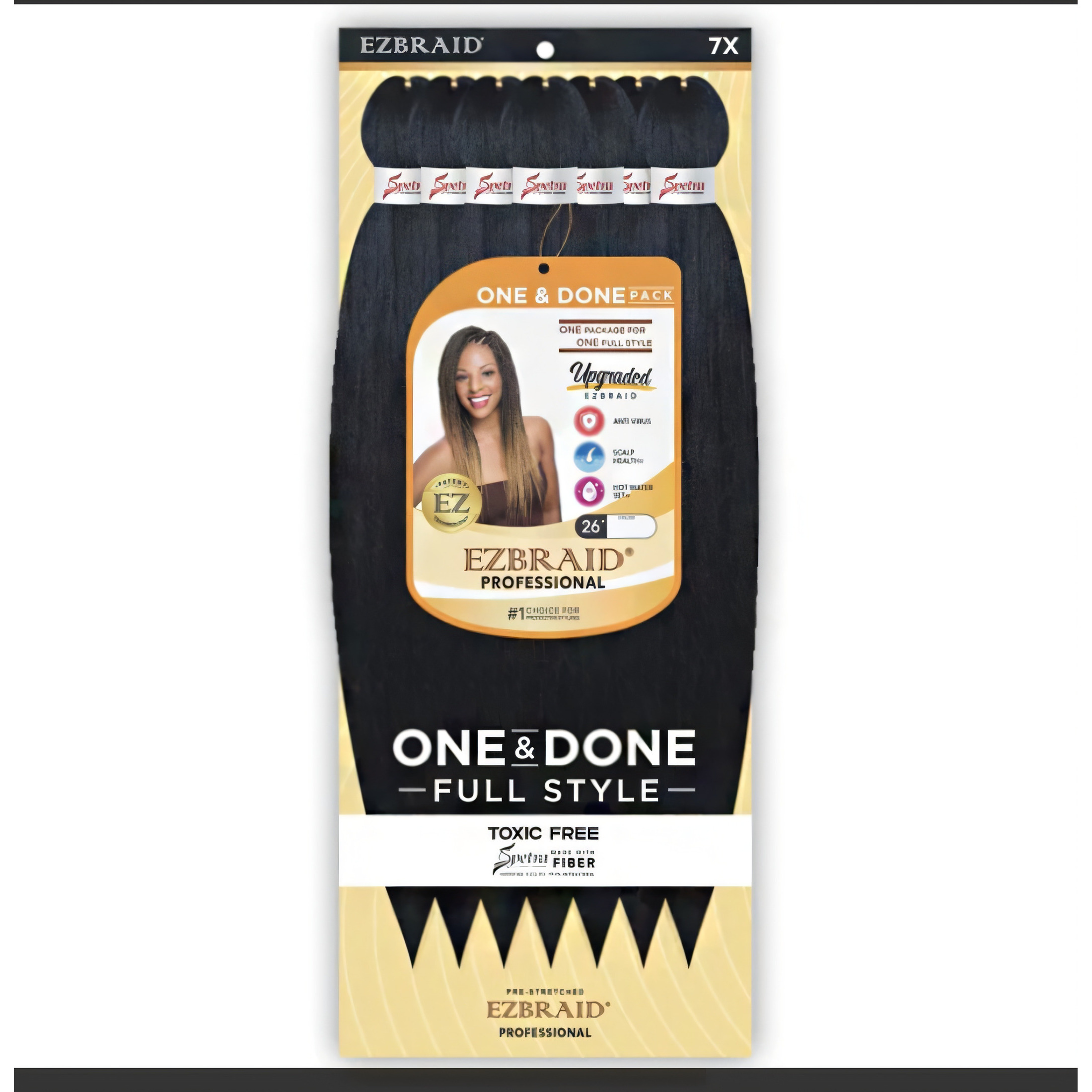 Ez Braid 7x Pre-stretched Braid Hair 26