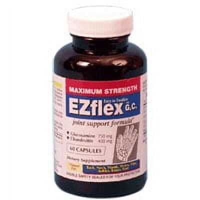 Ez Flex Maximum Strength Glucosamine And Chondroitin Joint Support Formula Capsules - 60 Ea, 3 Pack