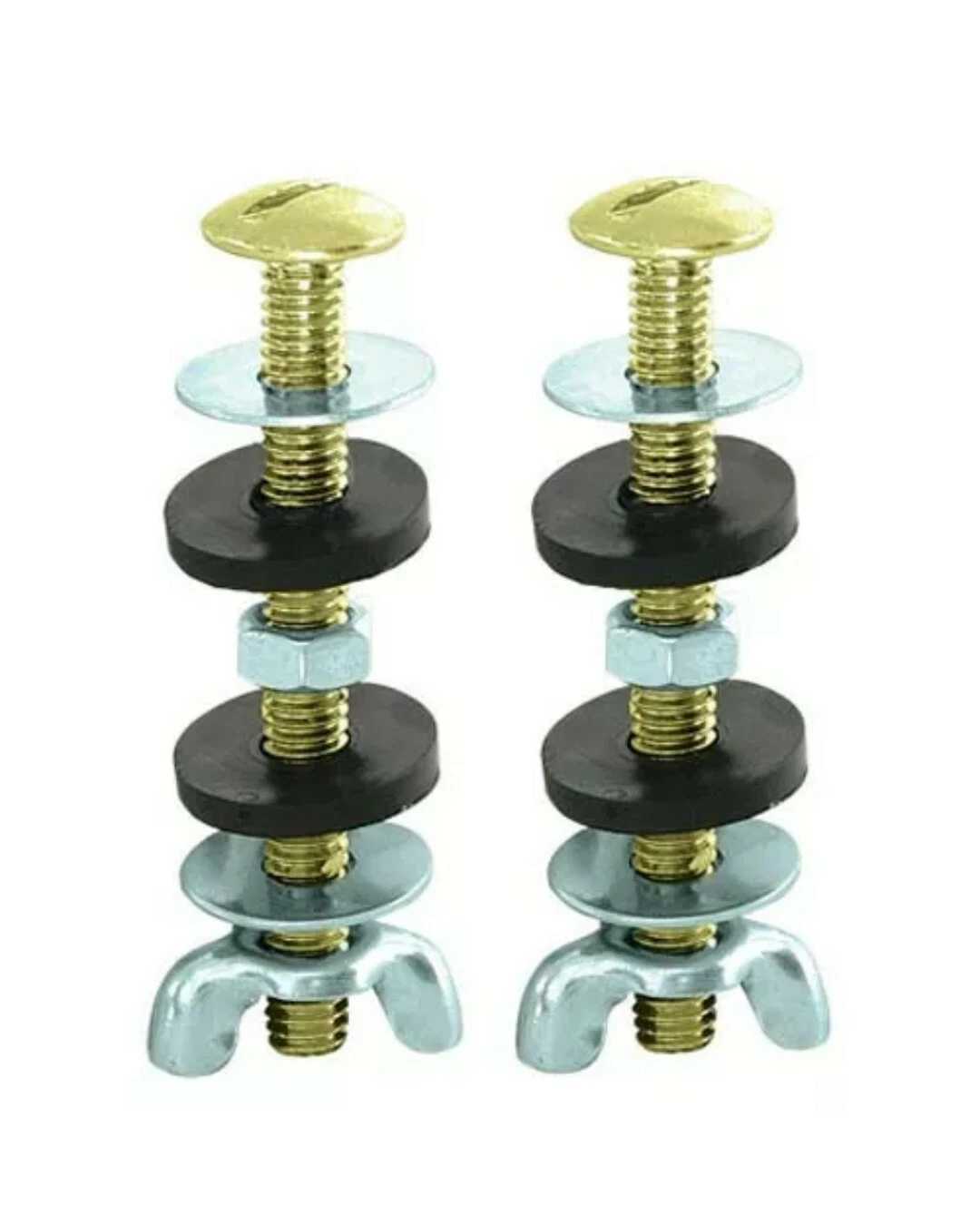Ez-Flo 40041 Toilet Tank To Bowl Bolt Set Solid Brass - Walmart.com