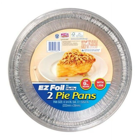 Ez Foil EZ Foil Pie Pan - Silver - 9 in.