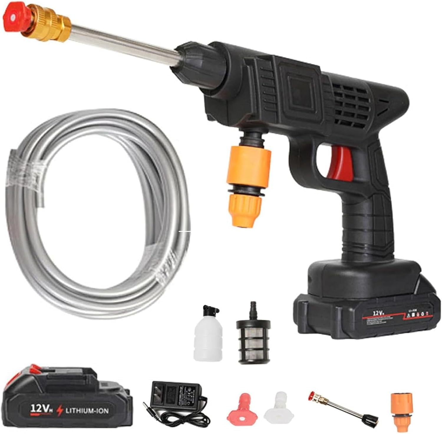 Ez Jet Power Washer, Ez Jet Hydrowasher, Ez Jet Sprayer, Ezjet Power Washer, Ezjet Hydro Washer, Ez Jet Hydro Washer, 6 in 1 Wireless Car Washer Water Gun
