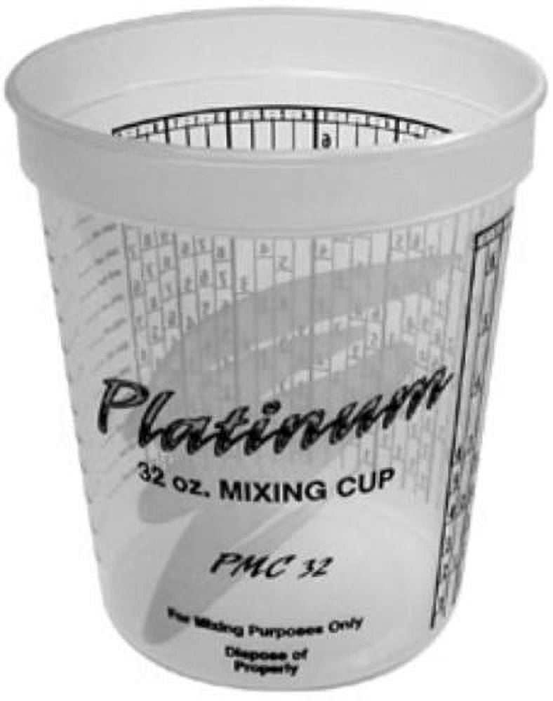 Ez Mix EMXPMC32 Platinum Mixing Cups With Ppg Ratios, 1quart