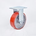 thumbnail image 1 of Ez Roll Casters 6 In. Polyurethane On Steel Rigid Caster, 1 of 1